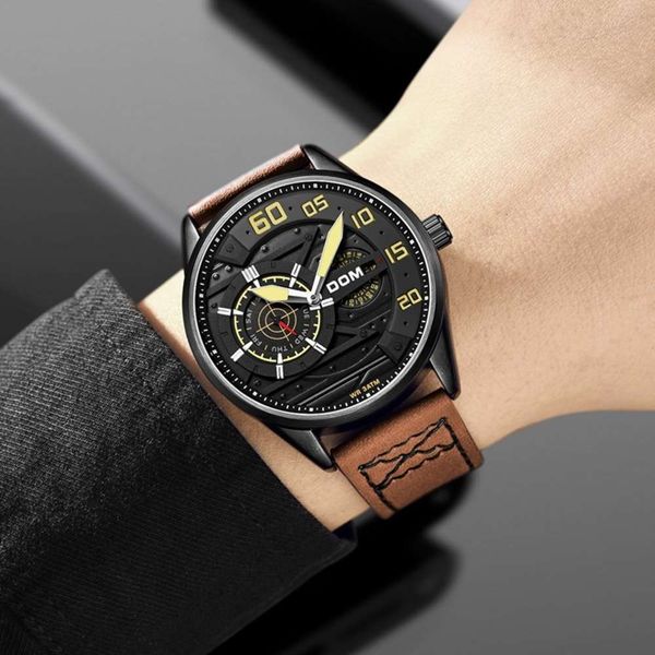 leisure sports men's watch luminous waterproof belt week fashion personality leather watch men, Slivery;brown
leisure sports men's watch luminous waterproof belt week fashion personality leather watch men, Slivery;brown