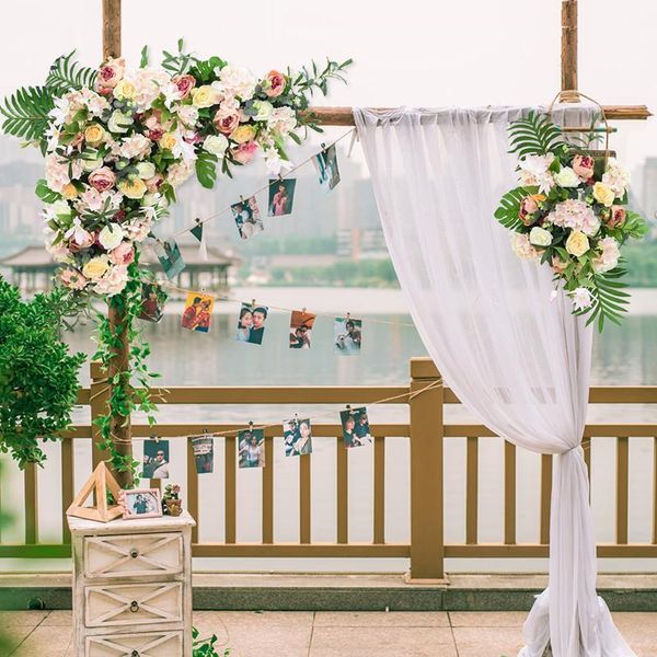 artificial hydrangea rose flower row outdoor wedding party arch decoration design floral set simulation road lead backdrop decor1
artificial hydrangea rose flower row outdoor wedding party arch decoration design floral set simulation road lead backdrop decor1