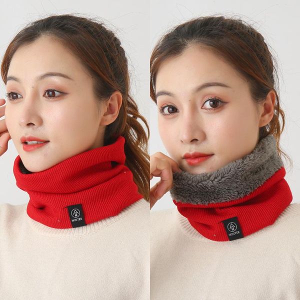 2020 women winter ring scarf men solid color knitted neck circle scarves casual plus velvet bib caycling skiing snood scarf, Blue;gray
2020 women winter ring scarf men solid color knitted neck circle scarves casual plus velvet bib caycling skiing snood scarf, Blue;gray