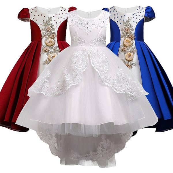 girls clothes pearl embroidery white wedding dress children christmas clothing kids party dress baby girls princess dress y200102, Red;yellow
girls clothes pearl embroidery white wedding dress children christmas clothing kids party dress baby girls princess dress y200102, Red;yellow