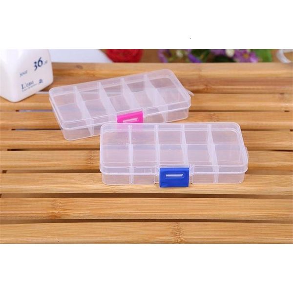 storage adjustable 10 compartment plastic clear box for jewelry earring tool container,600pcs/lot sn2065 
storage adjustable 10 compartment plastic clear box for jewelry earring tool container,600pcs/lot sn2065