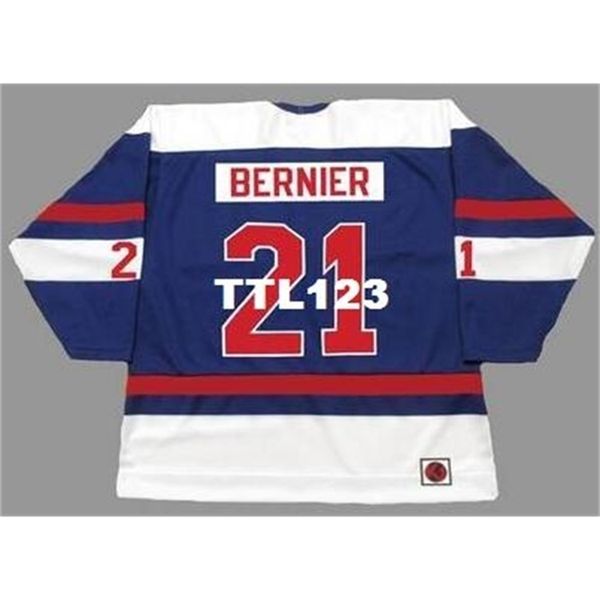 121 #21 serge bernier quebec nordiques 1974 wha home hockey jersey or custom any name or number retro jersey, Black
121 #21 serge bernier quebec nordiques 1974 wha home hockey jersey or custom any name or number retro jersey, Black