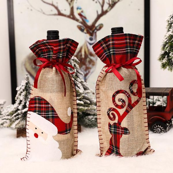 christmas decorations wine bottle cover champagne storage bag home xmas tree flower stocking gift 2021 decor year
christmas decorations wine bottle cover champagne storage bag home xmas tree flower stocking gift 2021 decor year