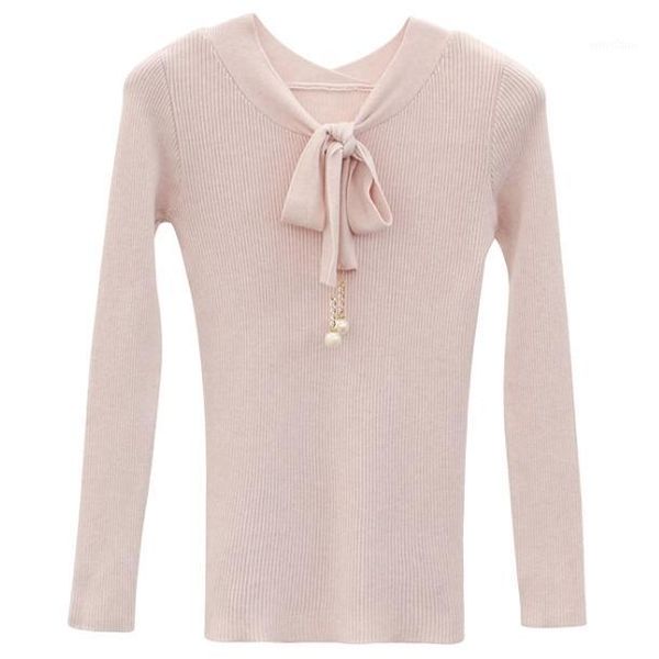 ladies sweater women autumn winter clothes 2019 knitted pullover knitwear elastic bow black tight sweaters female f09721, White;black
ladies sweater women autumn winter clothes 2019 knitted pullover knitwear elastic bow black tight sweaters female f09721, White;black