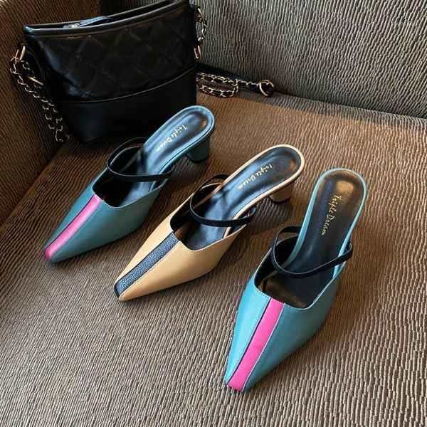 slippers mljuese 2021 women soft cow leather rome style summer square toe mixed colors sandals party dress wedding1, Black
slippers mljuese 2021 women soft cow leather rome style summer square toe mixed colors sandals party dress wedding1, Black