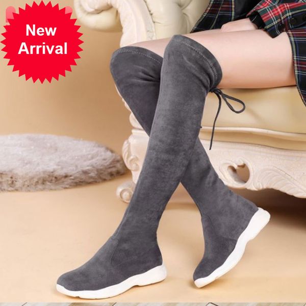 size 28-39 ladies on their knees winter cross girdles thick soles sliding in long boots, Black
size 28-39 ladies on their knees winter cross girdles thick soles sliding in long boots, Black
