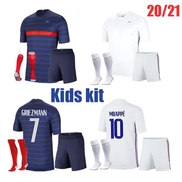 with socks children suit 2020 2021 kids kit france mbappe griezmann pogba soccer jerseys football shirts maillot de foot pavard lemar giroud, Black
with socks children suit 2020 2021 kids kit france mbappe griezmann pogba soccer jerseys football shirts maillot de foot pavard lemar giroud, Black
