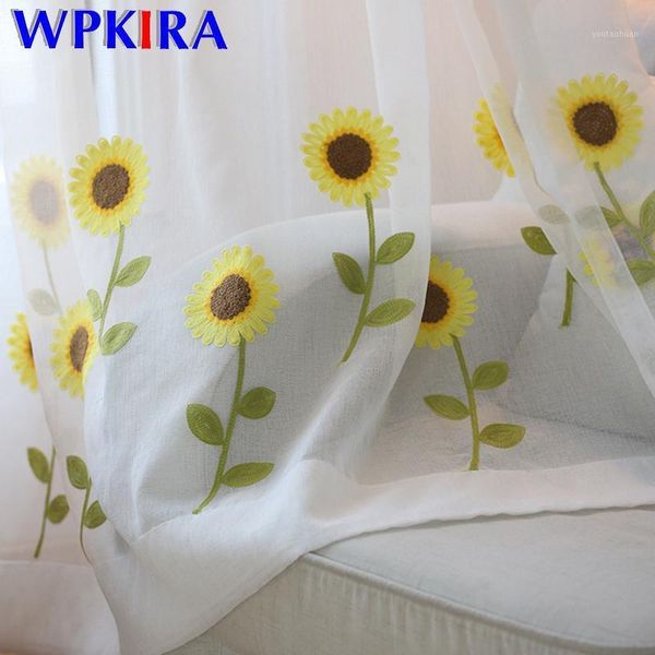 curtain & drapes yellow sunflower embroidered tulle for kids room white linen window screening modern children wp18631
curtain & drapes yellow sunflower embroidered tulle for kids room white linen window screening modern children wp18631