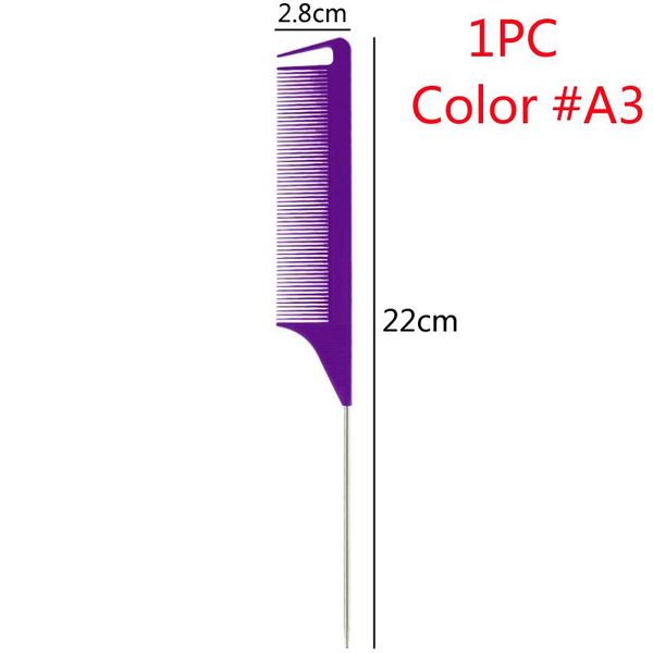 highlight fine-tooth hair styling comb heat resistant pin rat tail comb separate parting hair salon professional comb q sqcqtl, Silver
highlight fine-tooth hair styling comb heat resistant pin rat tail comb separate parting hair salon professional comb q sqcqtl, Silver