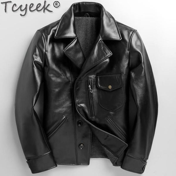 tcyeek short genuine leather jacket men 100% cowhide mens jackets and coats motorcycle clothing spring autumn 2020 veste homme 4, Black
tcyeek short genuine leather jacket men 100% cowhide mens jackets and coats motorcycle clothing spring autumn 2020 veste homme 4, Black