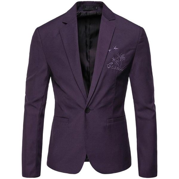 men's suits & blazers wear spring leisure suit male slim fit embroidery design outerwear wholesale small jacket coat, White;black
men's suits & blazers wear spring leisure suit male slim fit embroidery design outerwear wholesale small jacket coat, White;black