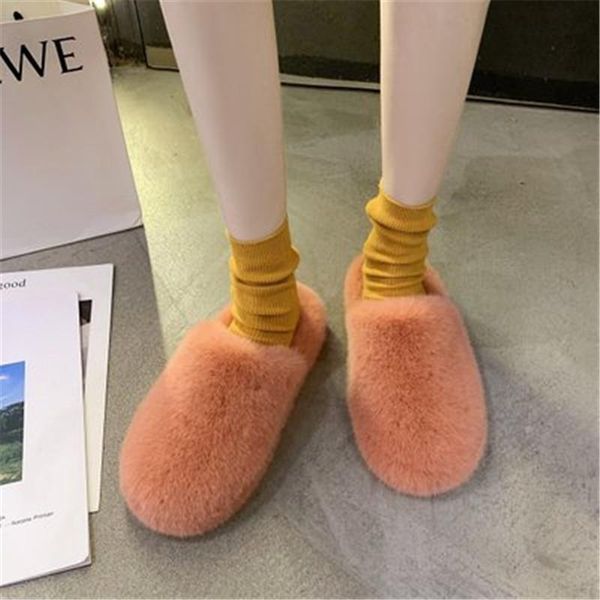 slippers woman winter warm home faux fur non-slip 6 colors flat shoes for women plus size, Black
slippers woman winter warm home faux fur non-slip 6 colors flat shoes for women plus size, Black