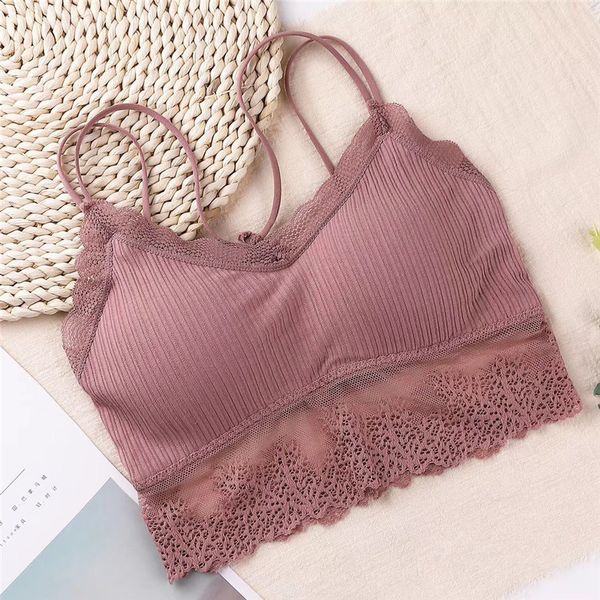 new lingerie gathered underwear lace beauty back bra wrapped chest tube top, Red;black
new lingerie gathered underwear lace beauty back bra wrapped chest tube top, Red;black