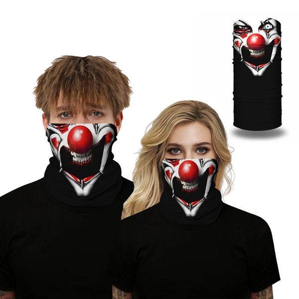 3d clown print magic scarf scarves neck face mask men women fashion scarf seamless bandana windproof headwear outdoor, Blue;gray
3d clown print magic scarf scarves neck face mask men women fashion scarf seamless bandana windproof headwear outdoor, Blue;gray