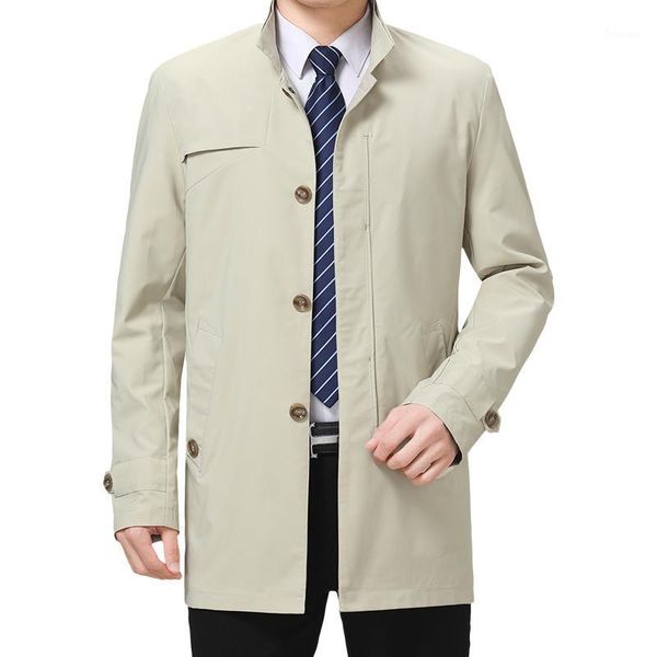 autumn new single breasted male turn-down collar casual mens jackets middle-aged solid trench zipper1, Tan;black
autumn new single breasted male turn-down collar casual mens jackets middle-aged solid trench zipper1, Tan;black