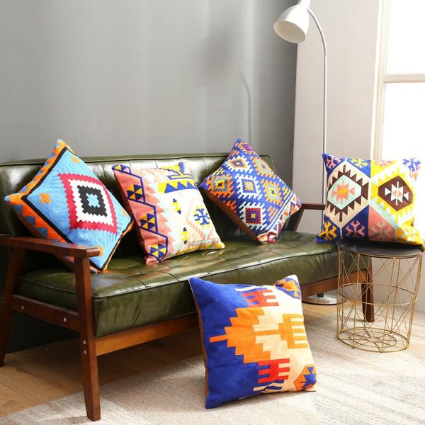 cushion/decorative pillow colorful boho throw case geometric embroidery cotton decorative pillowcase bed sofa cushion cover 45*45cm
cushion/decorative pillow colorful boho throw case geometric embroidery cotton decorative pillowcase bed sofa cushion cover 45*45cm