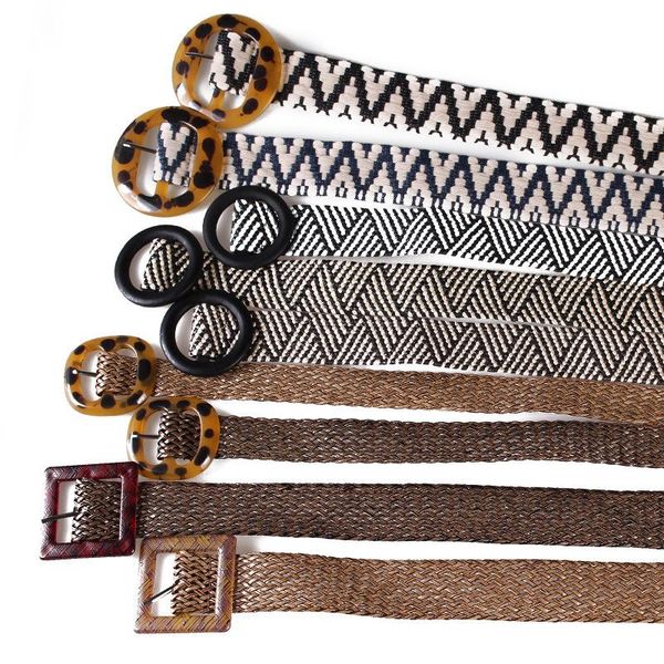 braided belt with wooden buckle ladies casual solid luxury fashion dress summer woven women straw belt wood 124, Black;brown
braided belt with wooden buckle ladies casual solid luxury fashion dress summer woven women straw belt wood 124, Black;brown