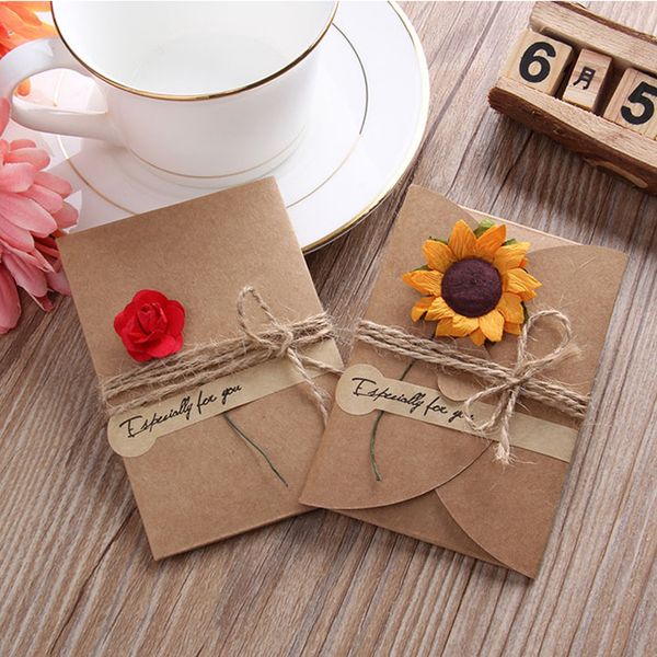 retro kraft paper greeting card creative diy handmade dried flower birthday valentines day universal blessing card gifts vtky2168
retro kraft paper greeting card creative diy handmade dried flower birthday valentines day universal blessing card gifts vtky2168