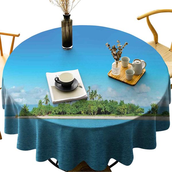 waterproof/oil proof /stain resistant round table cover uninhabited island at philippines beach palm trees forest tropical vacation picture
waterproof/oil proof /stain resistant round table cover uninhabited island at philippines beach palm trees forest tropical vacation picture