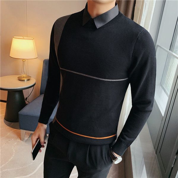 2021 men's jerseys spring and winter thin new striped seam knitted shirt male clothes y92i, White;black
2021 men's jerseys spring and winter thin new striped seam knitted shirt male clothes y92i, White;black