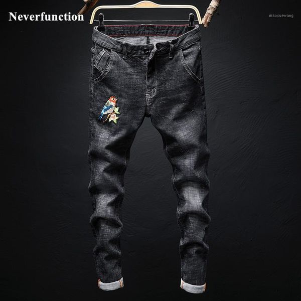 new men hip hop bird embroidery stretch skinny jeans fashion man simple black casual stretch cotton jogger denim trousers1, Blue
new men hip hop bird embroidery stretch skinny jeans fashion man simple black casual stretch cotton jogger denim trousers1, Blue