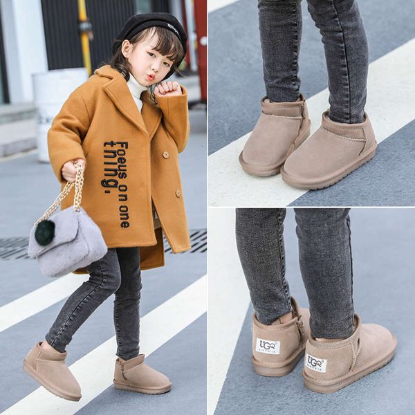 snow 2020 girls' new children's winter fashion frosted leather baby boots side zipper g8816, Black;red
snow 2020 girls' new children's winter fashion frosted leather baby boots side zipper g8816, Black;red