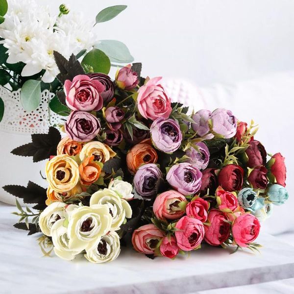 9 peonies european silk rose artificial flower practical shooting prop table ornaments necessary wedding decoration gadgets
9 peonies european silk rose artificial flower practical shooting prop table ornaments necessary wedding decoration gadgets