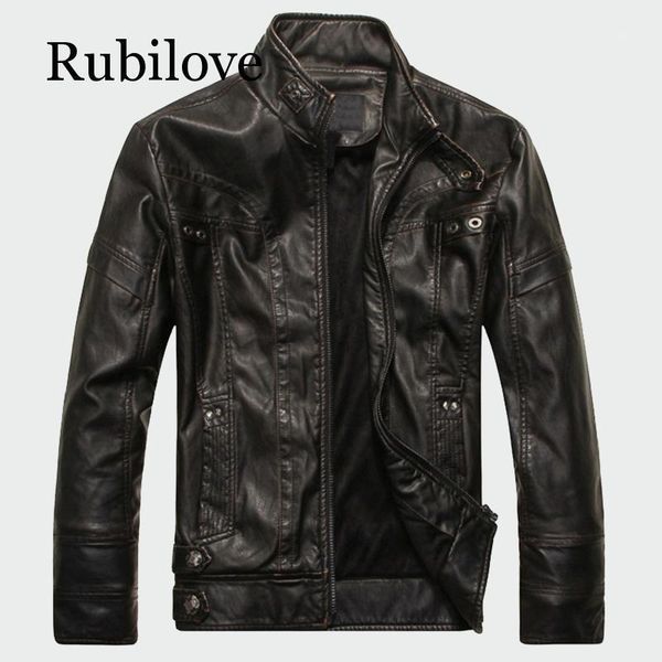 men's fur & faux rubilove mens leather jackets classic motorcycle bike cowboy jacket male plus velvet thick coats brand clothin, Black
men's fur & faux rubilove mens leather jackets classic motorcycle bike cowboy jacket male plus velvet thick coats brand clothin, Black