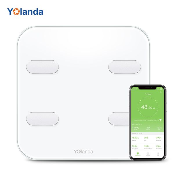 yolanda cs20a wifi+bluetooth fat smart electronic digital weight 14 body composition app unlimited users scale q1201
yolanda cs20a wifi+bluetooth fat smart electronic digital weight 14 body composition app unlimited users scale q1201