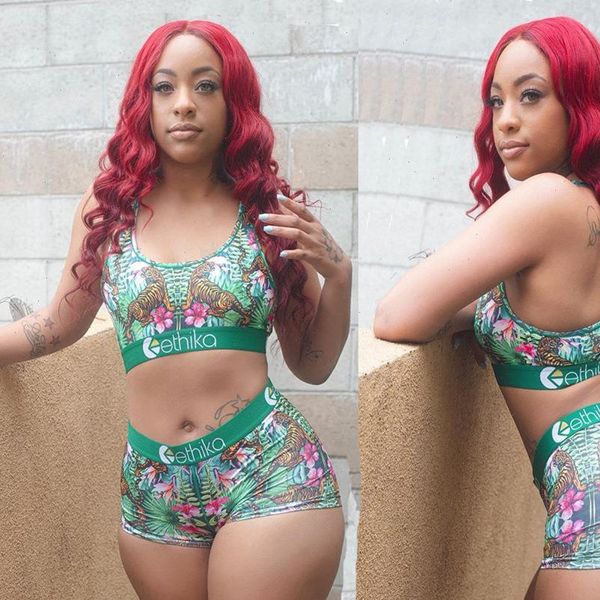 ethika women set 2 piece summer priting tanimal 2 piece set women shorts o neck crop sleeveless casual outfits, Gray
ethika women set 2 piece summer priting tanimal 2 piece set women shorts o neck crop sleeveless casual outfits, Gray