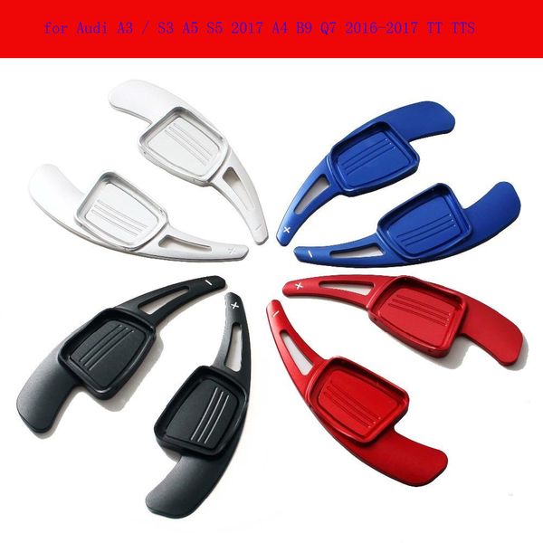 2pcs quality aluminum alloy steering wheel shift paddle shifter for audi a3 / s3 a5 s5 2017 a4 b9 q7 2016-2017 tt tts
2pcs quality aluminum alloy steering wheel shift paddle shifter for audi a3 / s3 a5 s5 2017 a4 b9 q7 2016-2017 tt tts