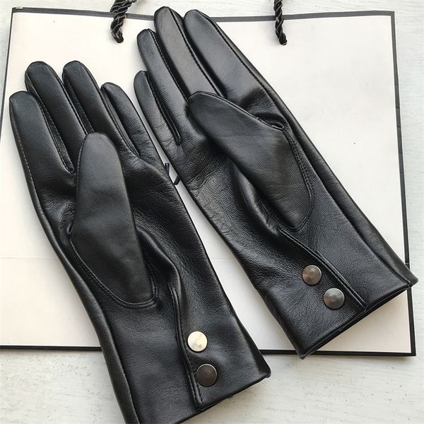 unlined women genuine leather gloves men pure sheepskin glove wrist button black white medium long basic lj201215, Blue;gray
unlined women genuine leather gloves men pure sheepskin glove wrist button black white medium long basic lj201215, Blue;gray