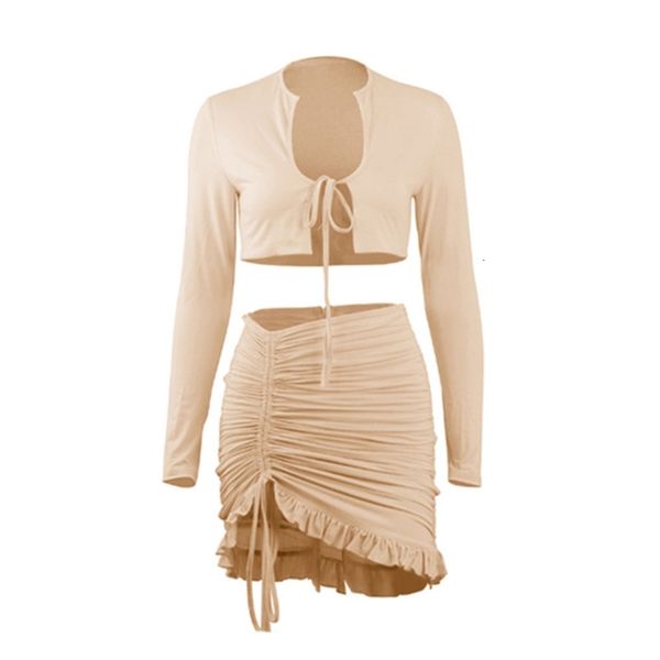2021 new sleek v-tight cleavage long sleeve cardigan wrap hip frilly skirt two pieces high-waisted woman's clothing qe72, Black;gray
2021 new sleek v-tight cleavage long sleeve cardigan wrap hip frilly skirt two pieces high-waisted woman's clothing qe72, Black;gray