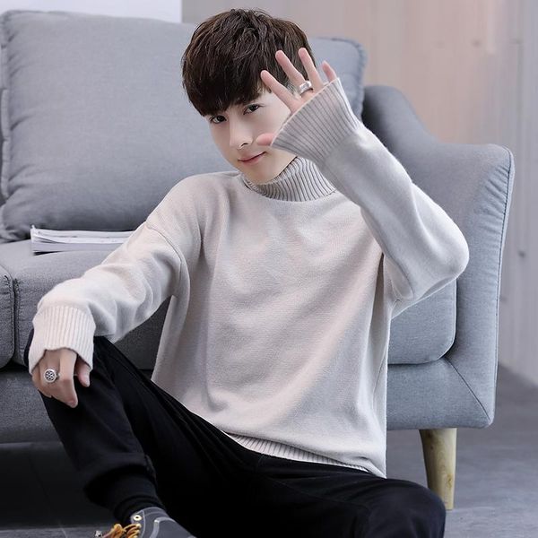 men's sweaters sweater fall/winter turtleneck korean slim pure color knit pullover base shirt warm top, White;black
men's sweaters sweater fall/winter turtleneck korean slim pure color knit pullover base shirt warm top, White;black