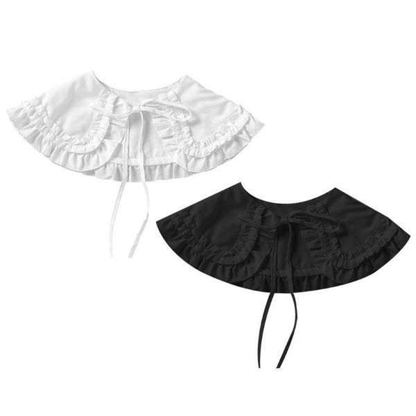 japanese women girls lolita doll double layer ruffles fake collar shoulder wrap japane qylmeq, Blue;red
japanese women girls lolita doll double layer ruffles fake collar shoulder wrap japane qylmeq, Blue;red