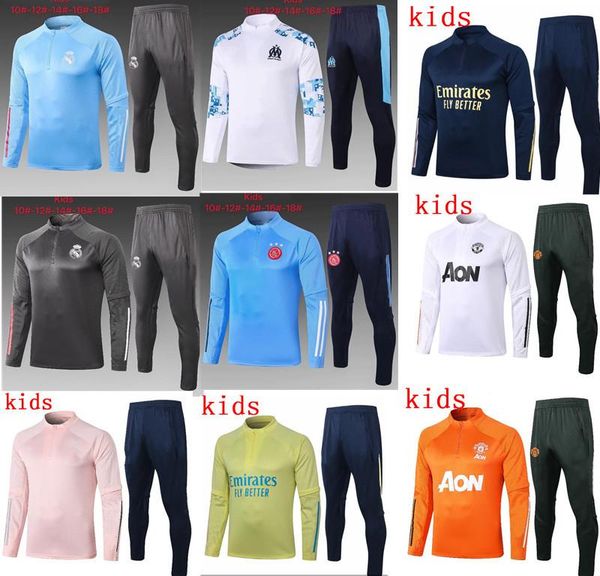 2020 2021 new kids real madrid ajax training marseilles suit tracksuits jacket kits 20 21 football training soccer tracksuit jogging, Black
2020 2021 new kids real madrid ajax training marseilles suit tracksuits jacket kits 20 21 football training soccer tracksuit jogging, Black