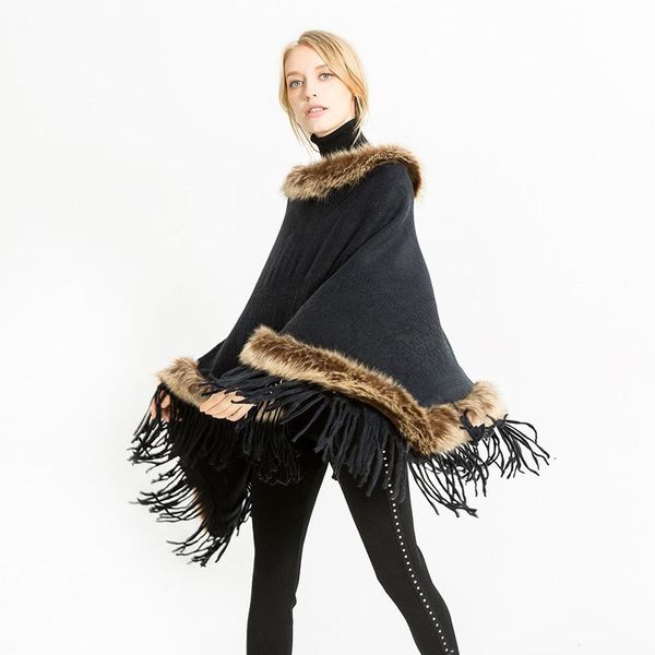 fashionable autumn and winter new women's shawl neckline artificial fur decorative fur scarf warm cover cape, Blue;gray
fashionable autumn and winter new women's shawl neckline artificial fur decorative fur scarf warm cover cape, Blue;gray