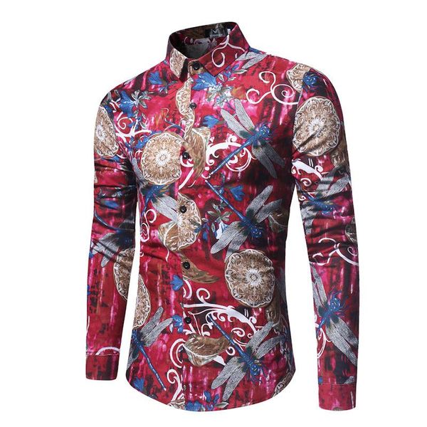 men's casual shirts print shirt 2021 long-sleeved splicing flower lapel design self-cultivation color large size, White;black
men's casual shirts print shirt 2021 long-sleeved splicing flower lapel design self-cultivation color large size, White;black