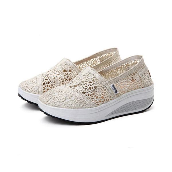 women pumps breathable mesh sneakers ladies leisure high heels platform wedges shoes women outdoor pumps zapatos de mujer, Black
women pumps breathable mesh sneakers ladies leisure high heels platform wedges shoes women outdoor pumps zapatos de mujer, Black