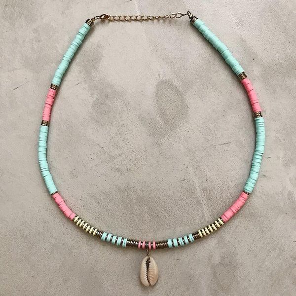 chokers women colorful polymer clay necklace natural shell pendant choker set 2021 winter clothes accessories silicone jewelry, Golden;silver
chokers women colorful polymer clay necklace natural shell pendant choker set 2021 winter clothes accessories silicone jewelry, Golden;silver