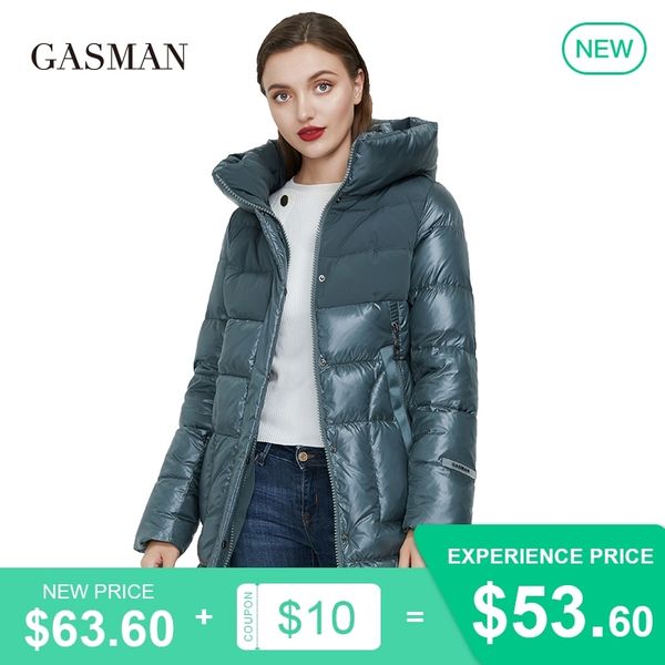 gasman women's winter jacket new long warm beige down parka coat women fashion collection outwear female elegant jacket 008 201031, Black
gasman women's winter jacket new long warm beige down parka coat women fashion collection outwear female elegant jacket 008 201031, Black