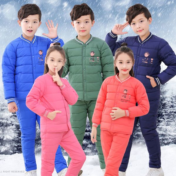 autumn winter new children's down jacket inner bladder two piece warm keeping suit for boys and girls 3-14 years old, Blue;gray
autumn winter new children's down jacket inner bladder two piece warm keeping suit for boys and girls 3-14 years old, Blue;gray