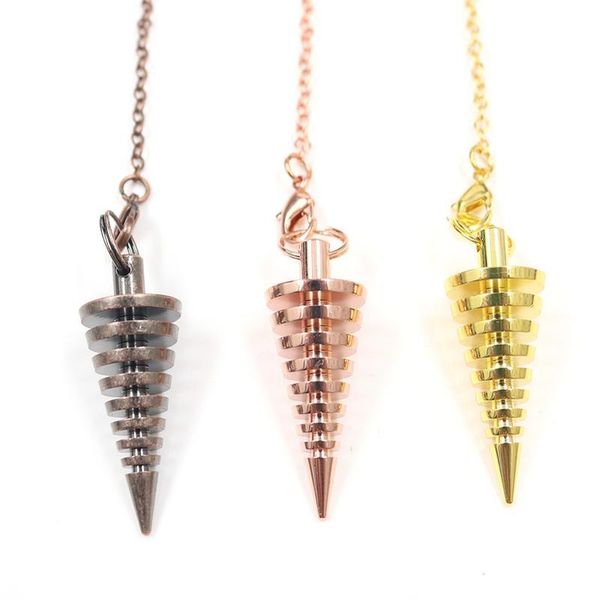 metal dowsing pendulum pendulos spiritual screw pendant reiki healing pendulo wicca divination women men amulet trendy jllzep, Black 
metal dowsing pendulum pendulos spiritual screw pendant reiki healing pendulo wicca divination women men amulet trendy jllzep, Black