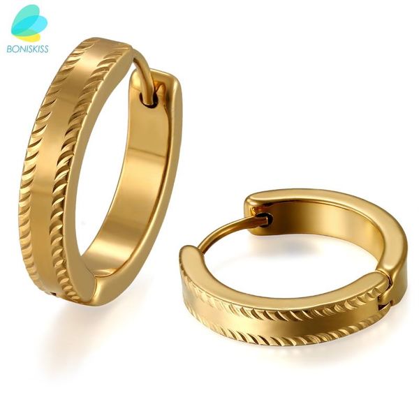 boniskiss embodied polished gold tone plated stainless steel clip on hoop earring, Golden;silver
boniskiss embodied polished gold tone plated stainless steel clip on hoop earring, Golden;silver