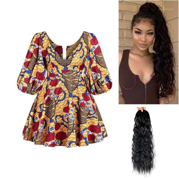 ethnic clothing african clothes print dresses women outfit danshiki trumpet sleeve zipper mini skirt summer dress long curly human hair, Red
ethnic clothing african clothes print dresses women outfit danshiki trumpet sleeve zipper mini skirt summer dress long curly human hair, Red