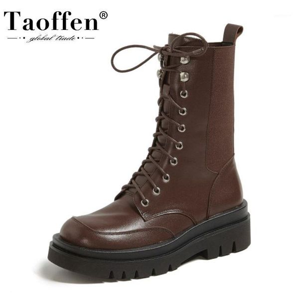 taoffen size 34-43 woman ankle boots genuine leather rivets woman winter shoes fashion cool daily ladies footwear1, Black
taoffen size 34-43 woman ankle boots genuine leather rivets woman winter shoes fashion cool daily ladies footwear1, Black