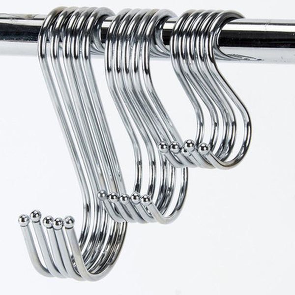 5pcs/set s-shaped hooks stainless steel bathroom kitchen coat hooks multifunction storage dropshipping
5pcs/set s-shaped hooks stainless steel bathroom kitchen coat hooks multifunction storage dropshipping