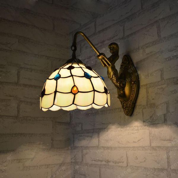 simple modern european style wall lamp tiffany lamp bedside bedroom wall mirror bathroom mermaid peacock tail
simple modern european style wall lamp tiffany lamp bedside bedroom wall mirror bathroom mermaid peacock tail