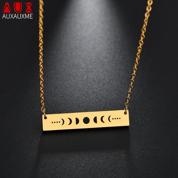 chains auxauxme arrive gold color full moon necklace stainless steel r eclipse for family friends valentines, Silver
chains auxauxme arrive gold color full moon necklace stainless steel r eclipse for family friends valentines, Silver