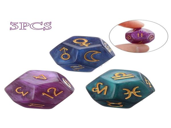 3pcs 12 sided dice astrology tarot card multifaceted constellation dice leisure and entertainment toys for party game wmtreq
3pcs 12 sided dice astrology tarot card multifaceted constellation dice leisure and entertainment toys for party game wmtreq